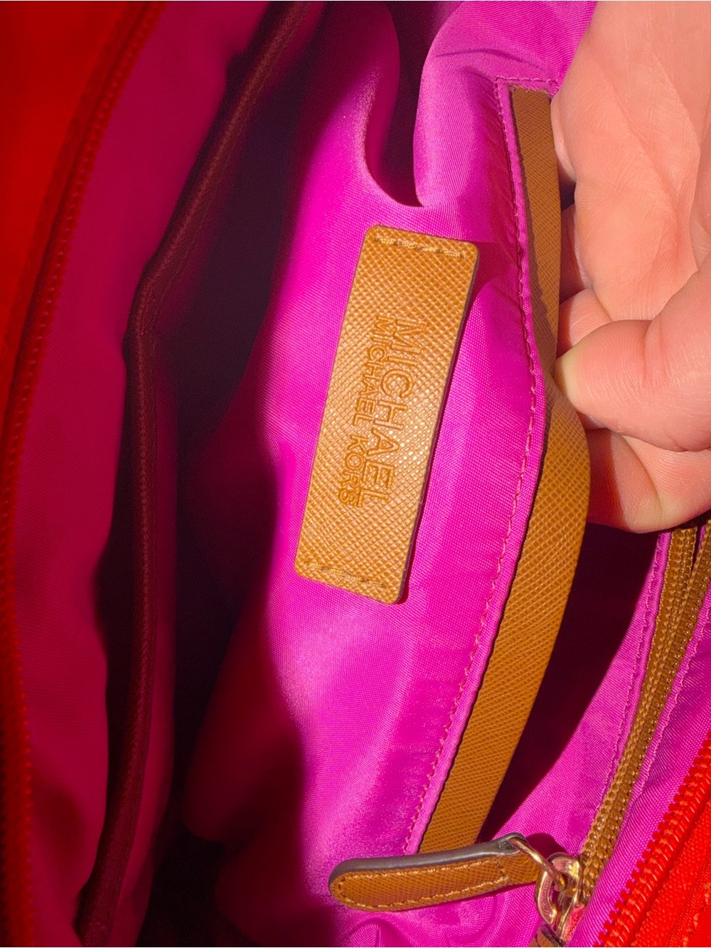 4 designer Purse/Handbag Bundle:Michael Kors, Victoria secret,Nine West - Picture 13 of 15